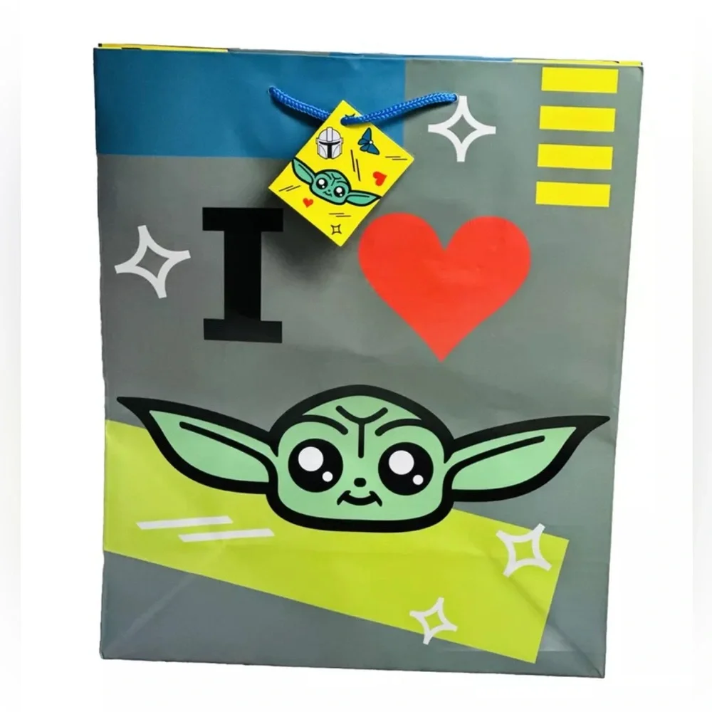 ❤️ FREE with any purchase 🙏🏽 Unique Star Wars Baby Yoda Child Gift Bag